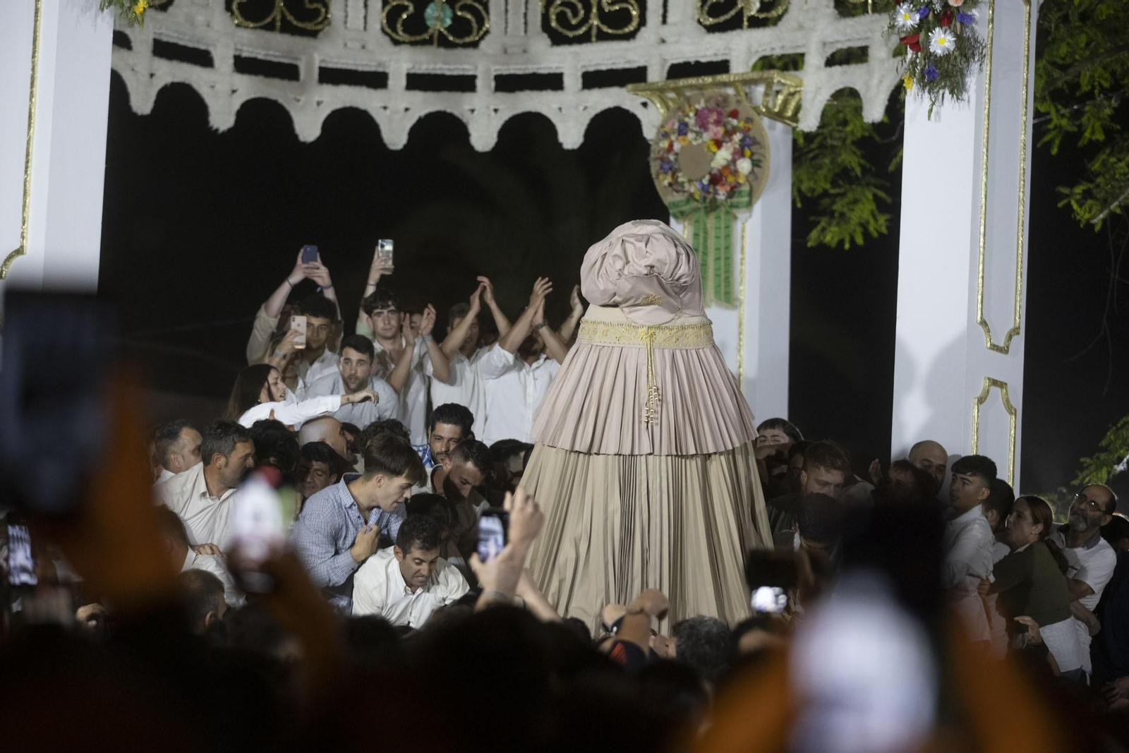 Imágenes del traslado de la Virgen del Rocío de Almonte hasta El Chaparral