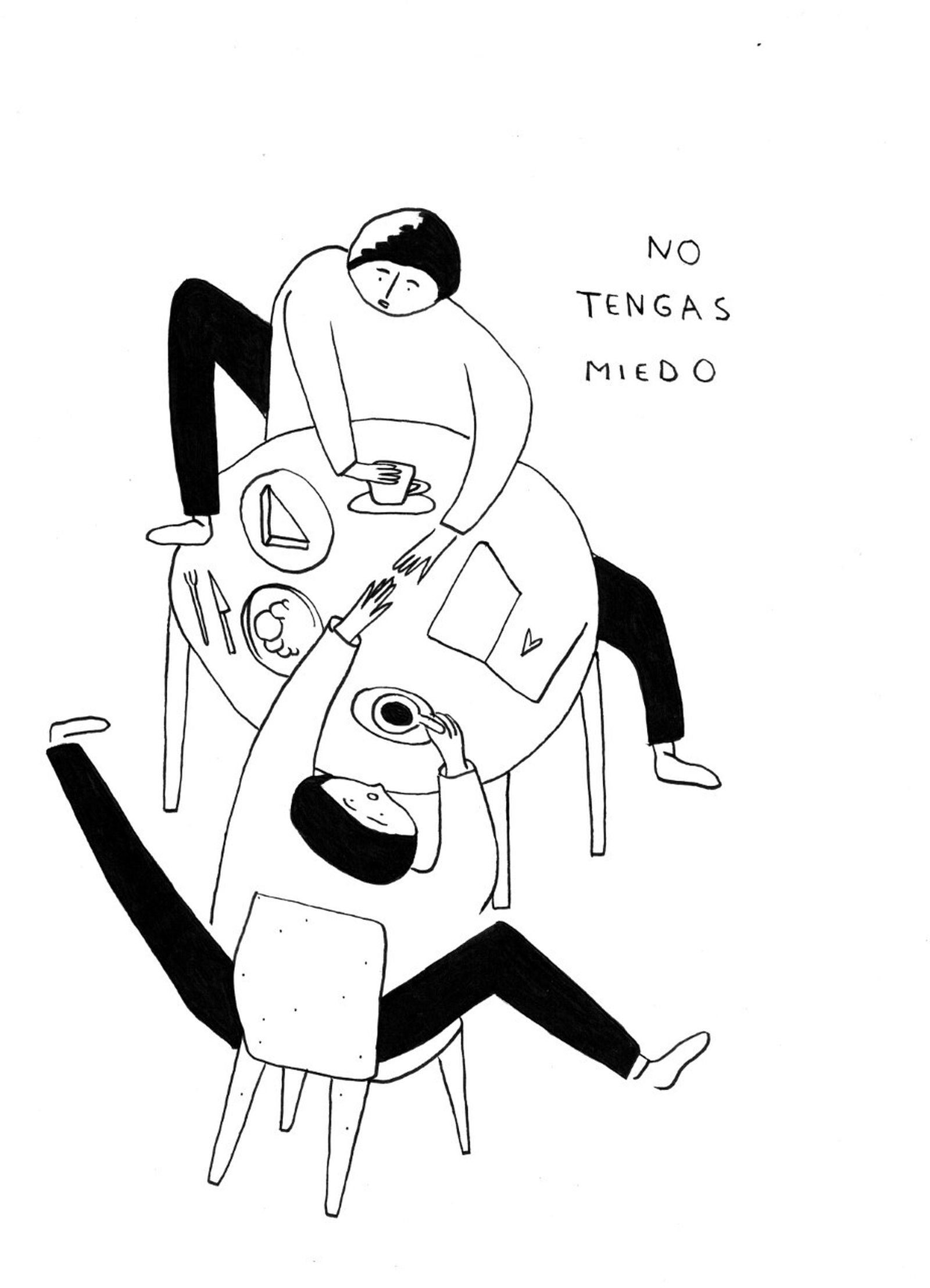 'No tengas miedo', una ilustración de Little.