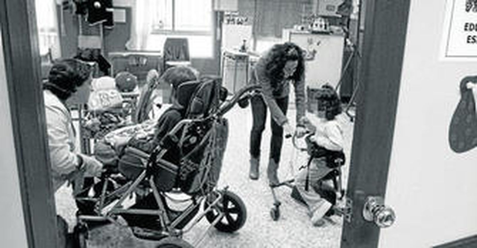 Aula de educación especial en un colegio público.