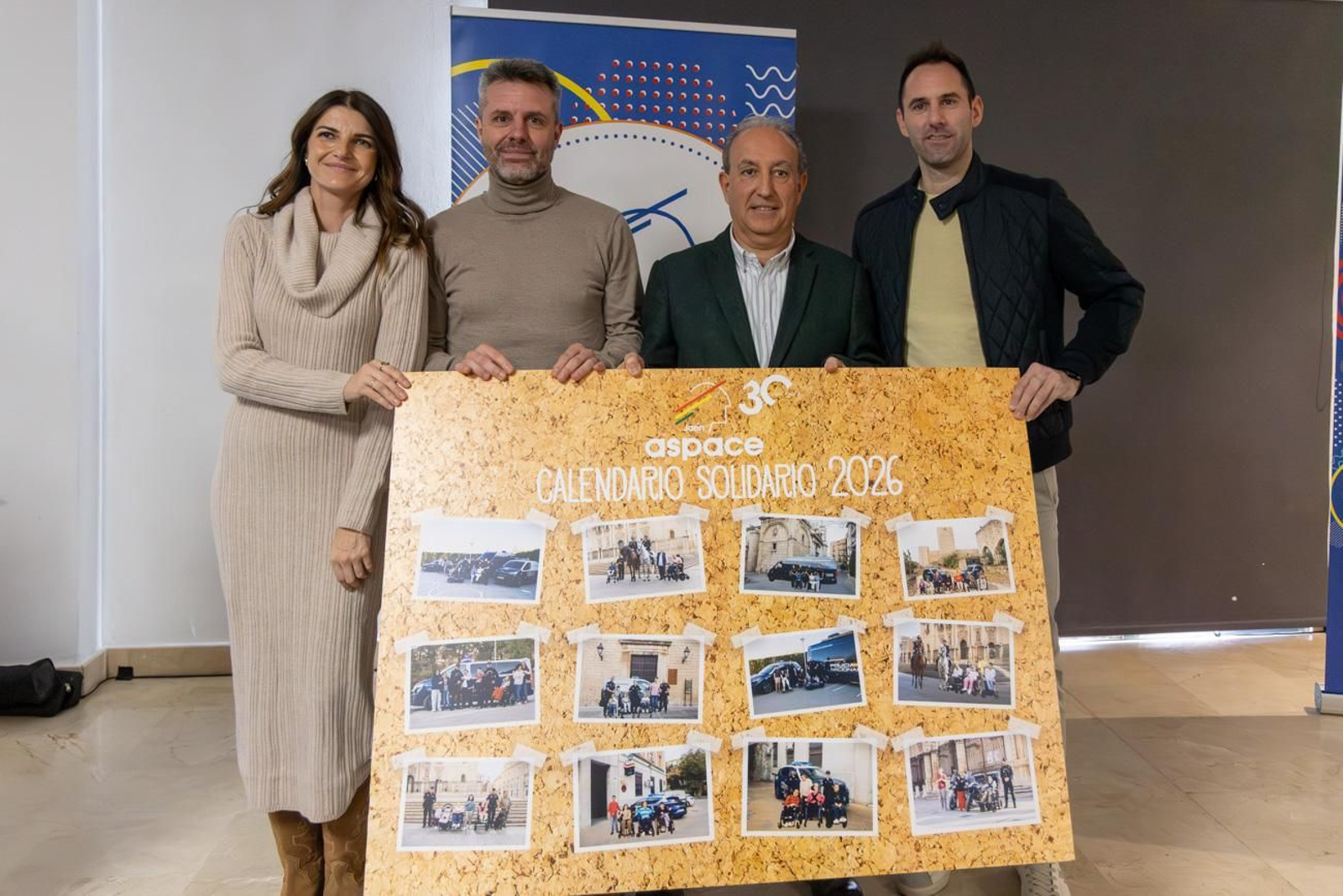 Presentación del Calendario Solidario 2026 de la Asociación de Parálisis Cerebral y Enfermedades Afines (Aspace)