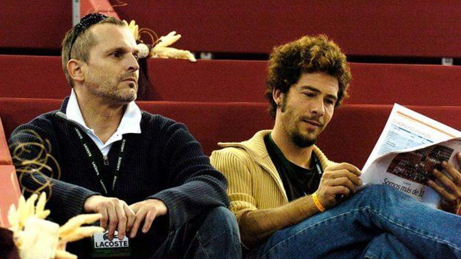 El cantante, con Nacho Palau, hace años.