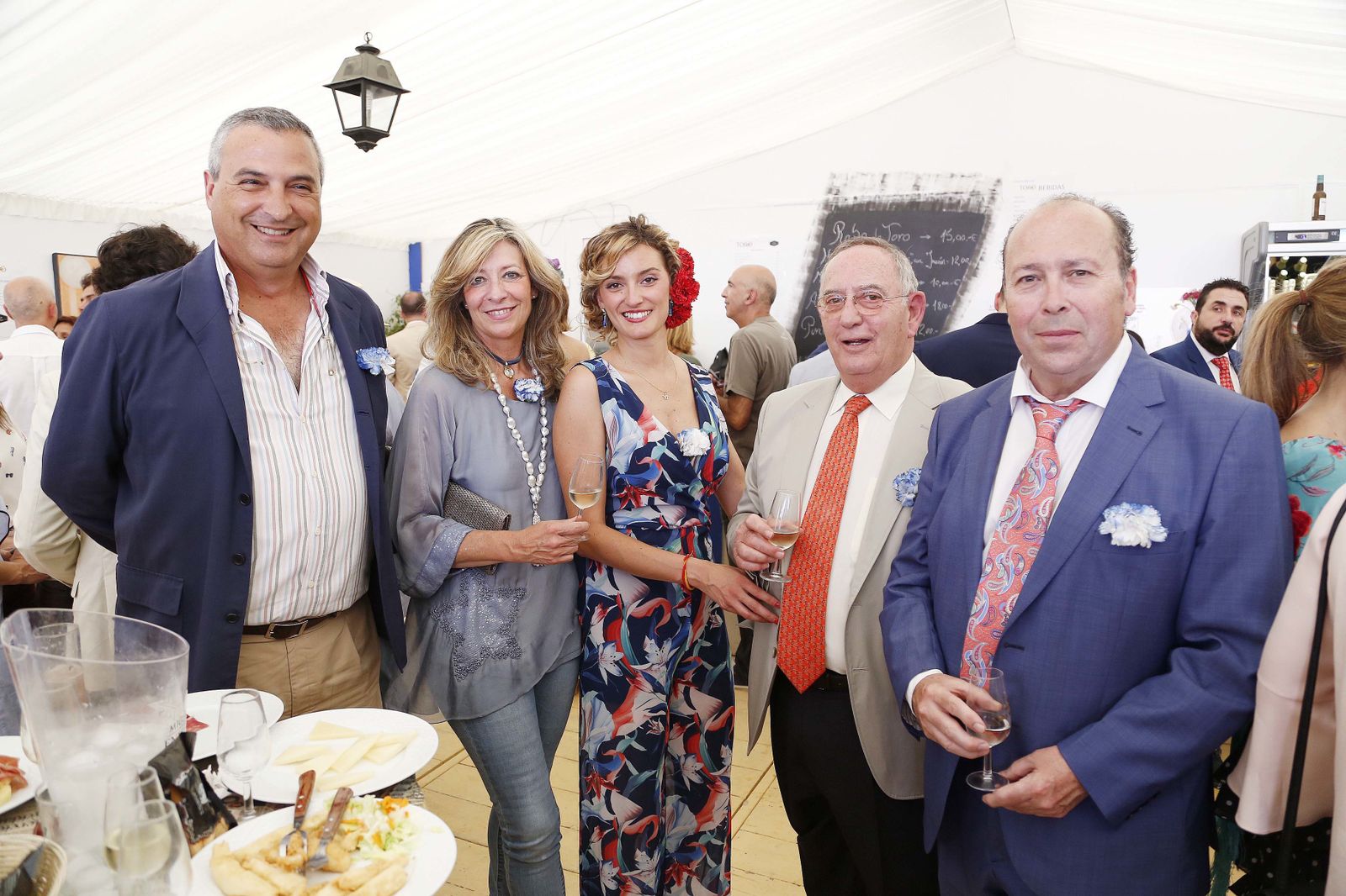Juan Fernández de Mesa, Silvia Díez, Mª Teresa Macías, Luis García Ruiz y Benjamín Sánchez.