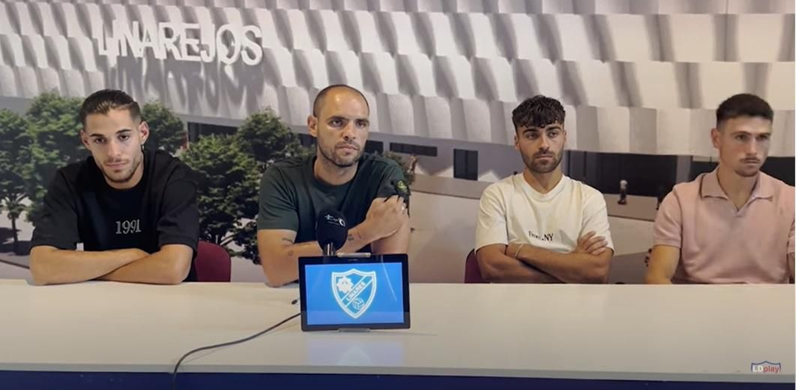 De izquierda a derecha: Becken, Cristian Sanz, Pedro Peña y Alberto Fuentes.
