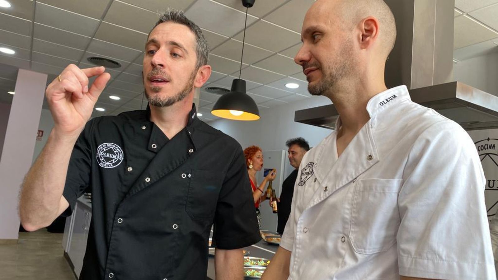 Javi Cardoso y José Antonio Jara, de la Academia Gastronómica Oleum