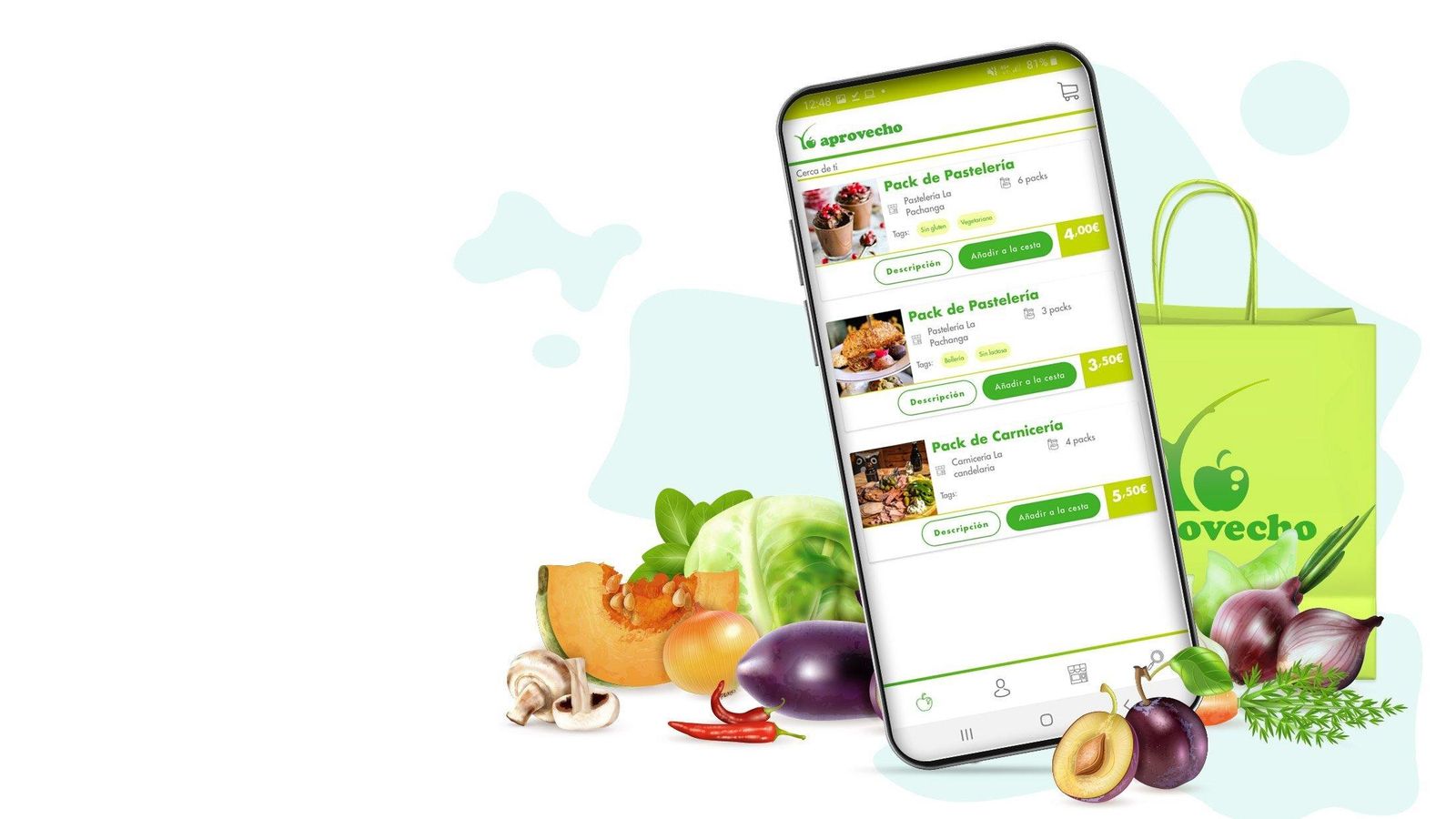 Con la app Yo Aprovecho se apoya al comercio local a la vez que se apoya la lucha contra el cambio climático.