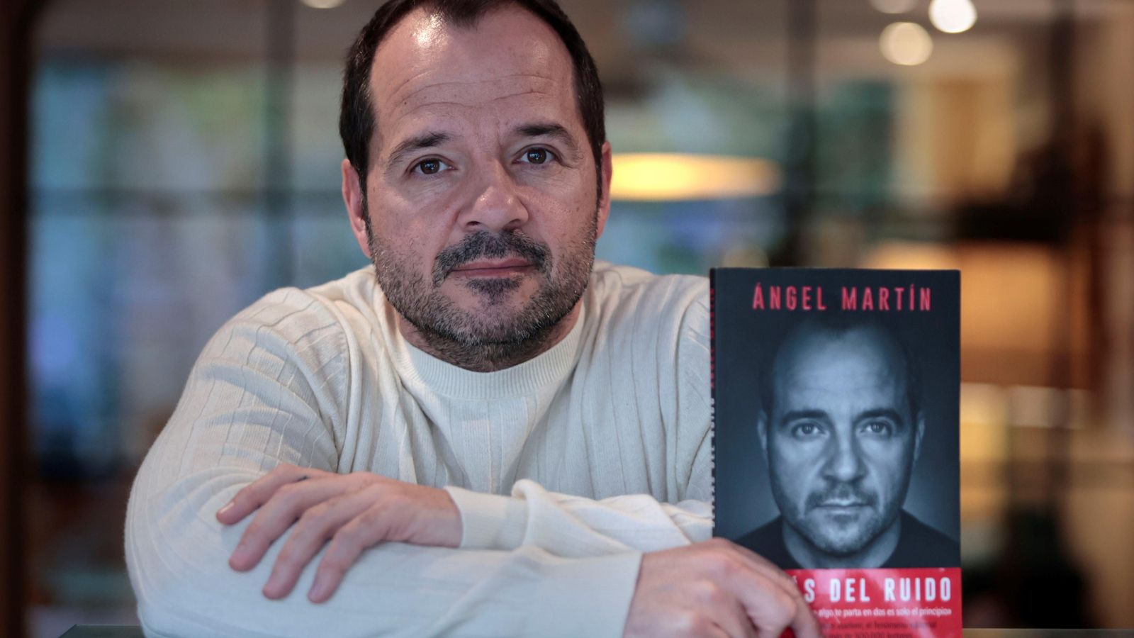 Ángel Martín, durante la entrevista.