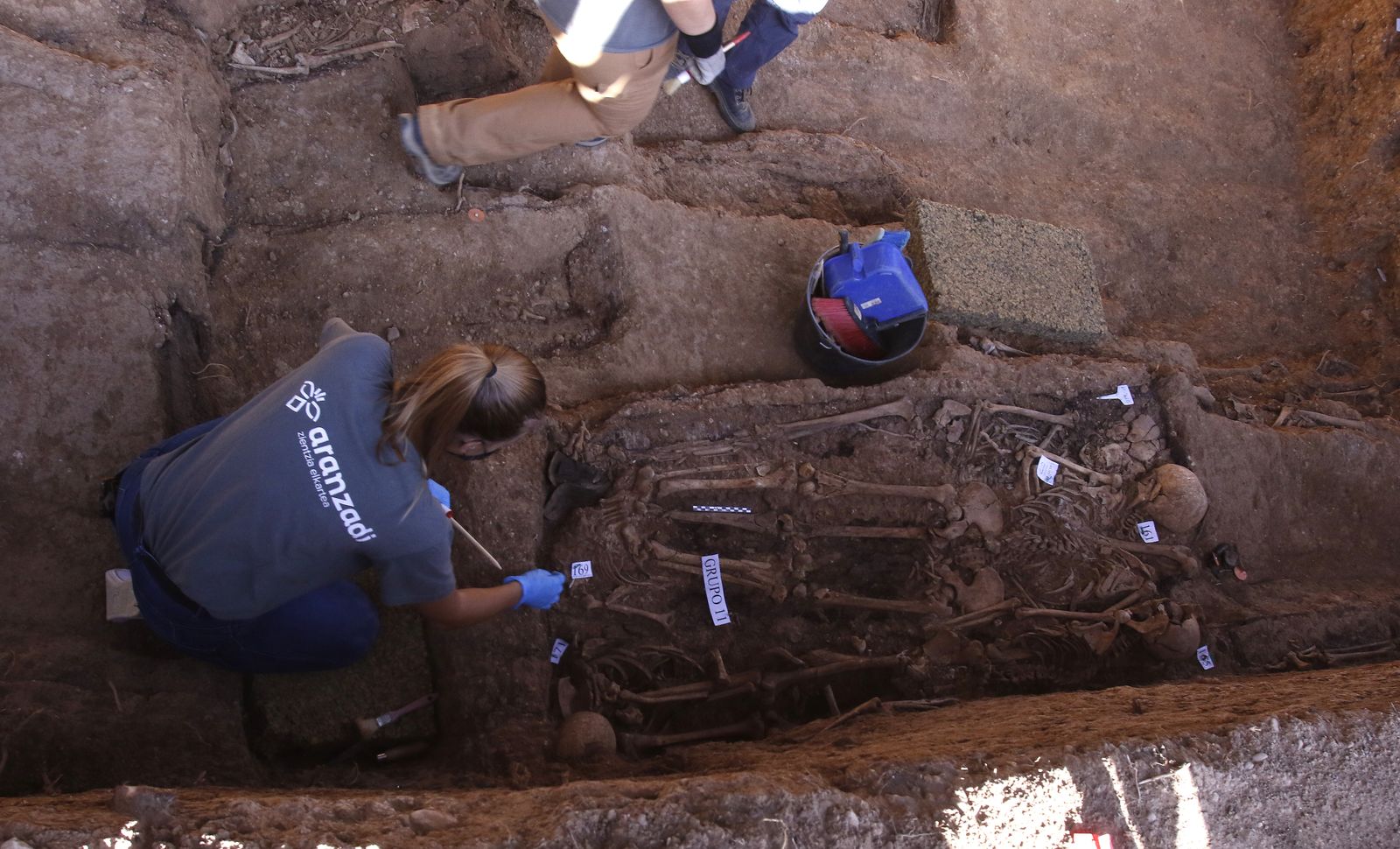 Visita a la fosa de Pico Reja