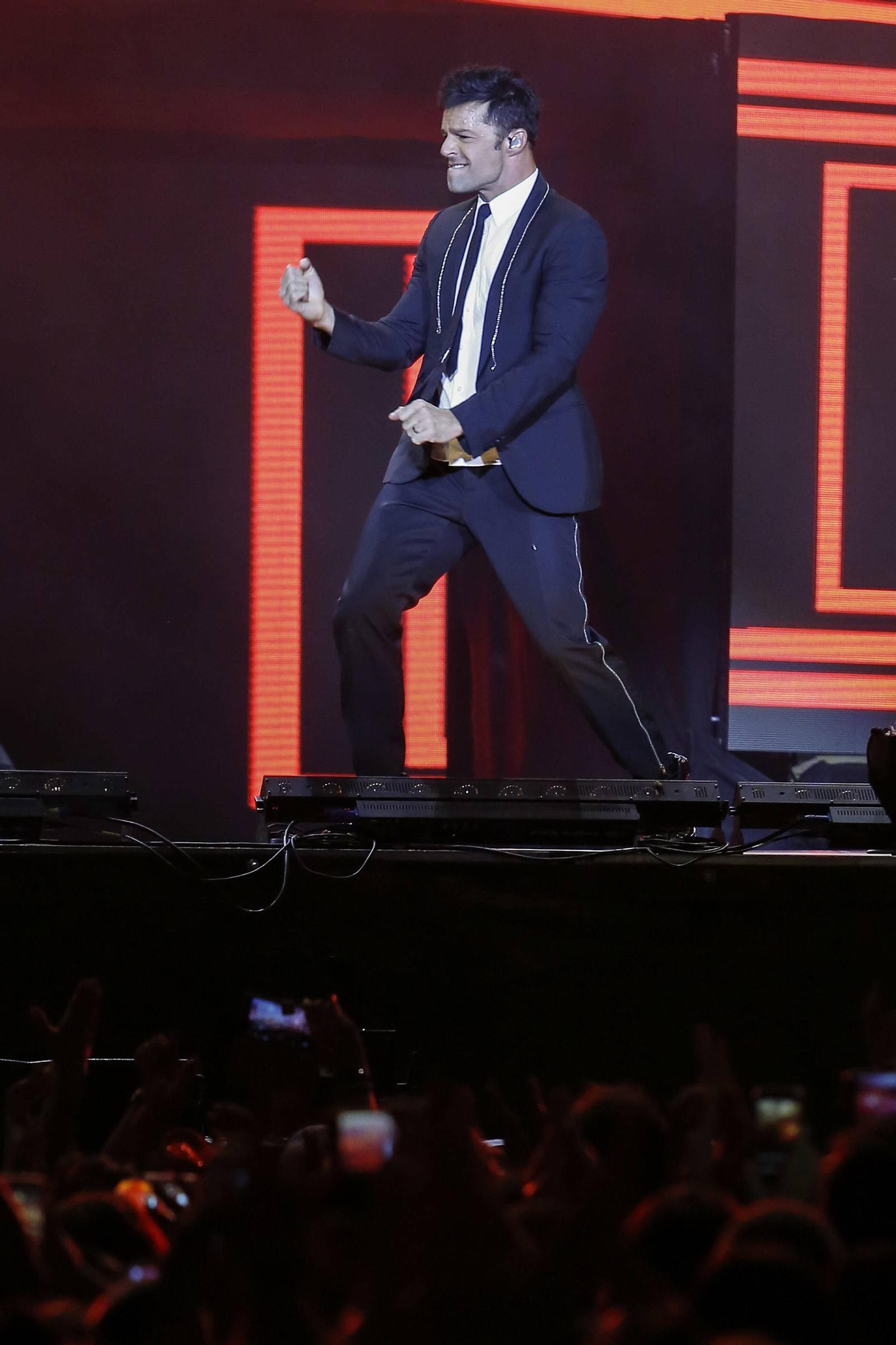 Las imágenes del concierto de Ricky Martin