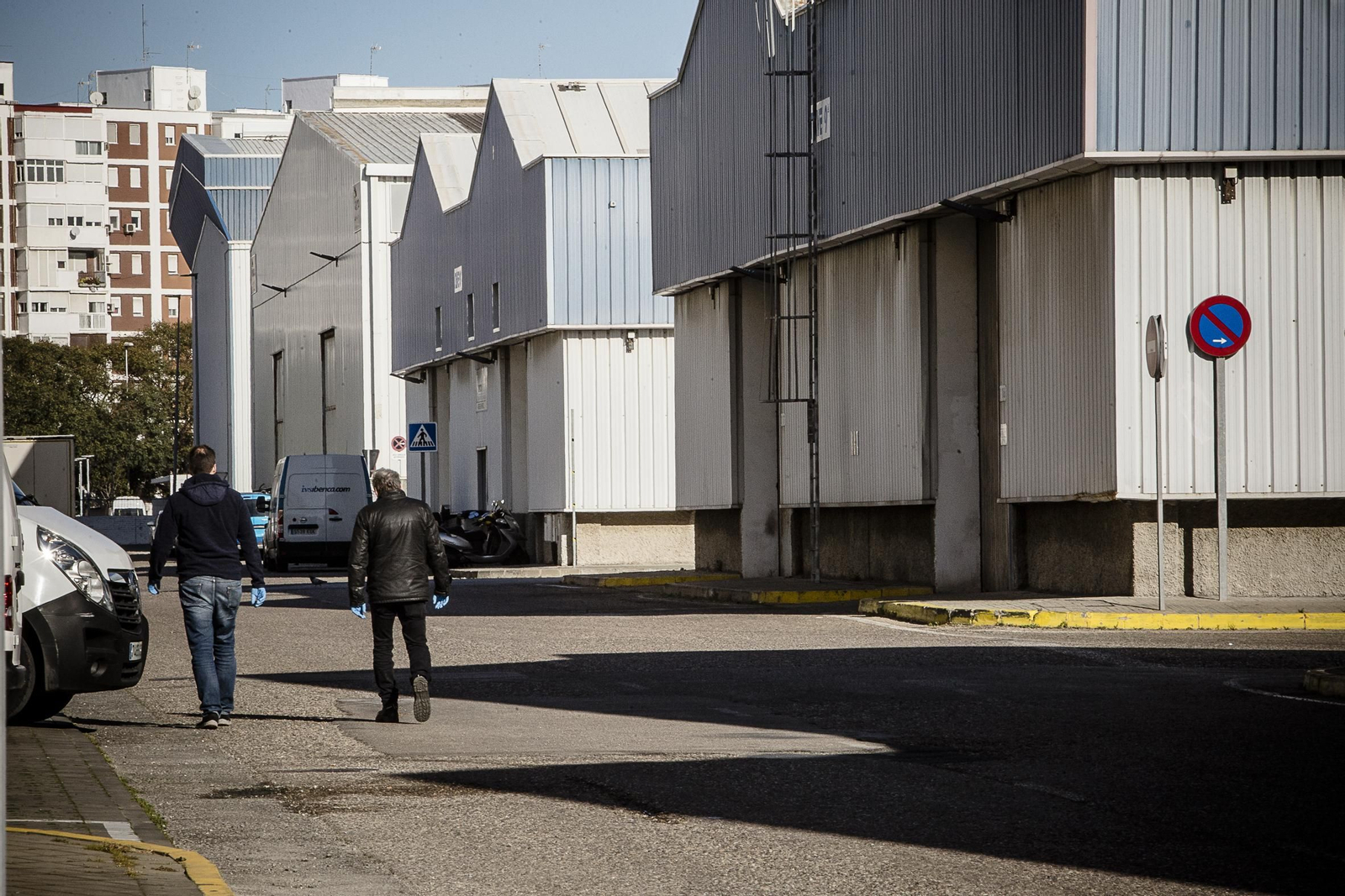 Imágenes de la Zona franca en la mañana de hoy lunes