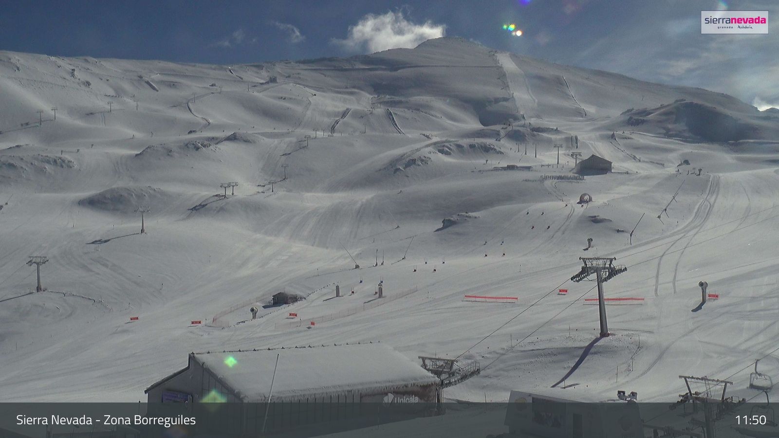 Imagen desde Borreguiles, a más de 2.600 metros.