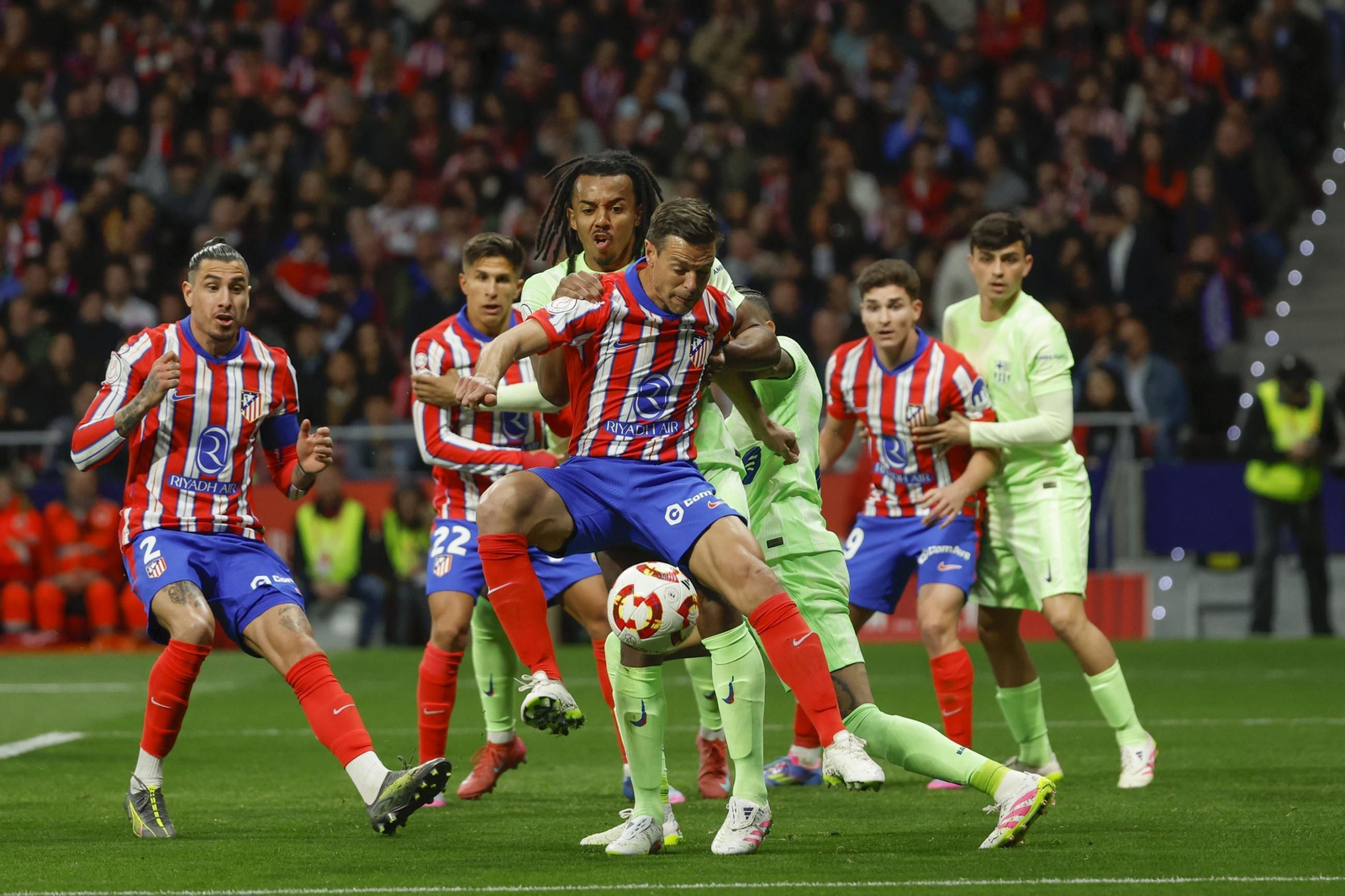 Las fotos del Atlético de Madrid - Barcelona