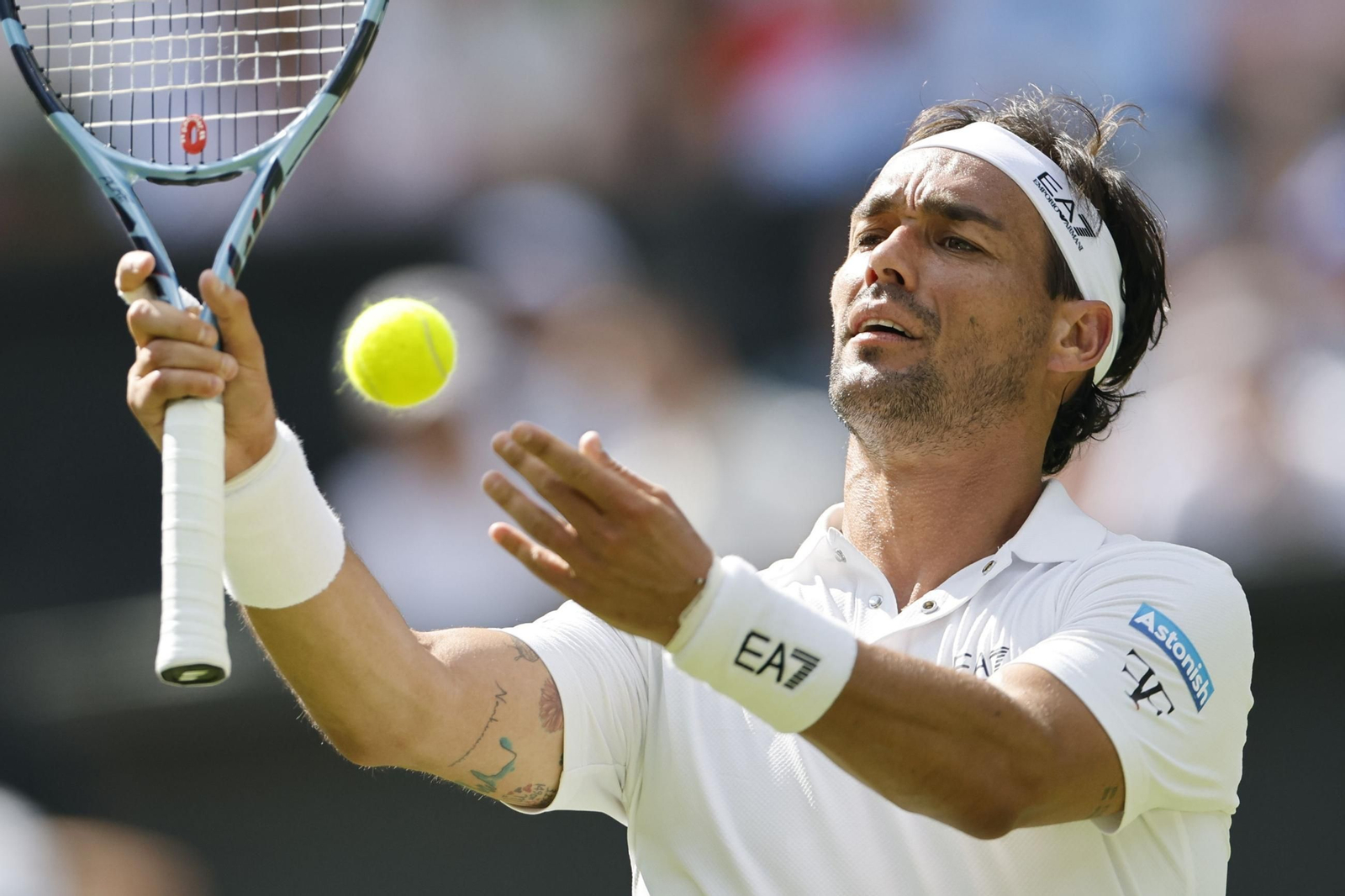 Las imágenes del debut de Alcaraz en Wimbledon y del resto de la jornada