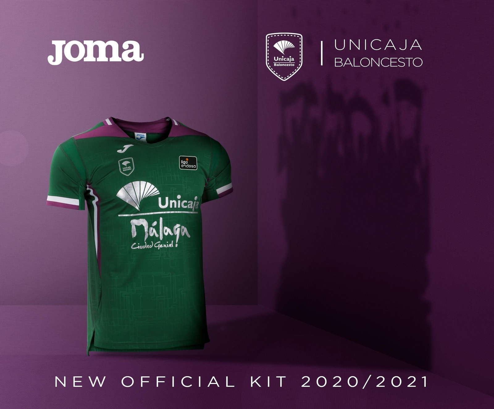 Las fotos de la nueva camiseta del Unicaja