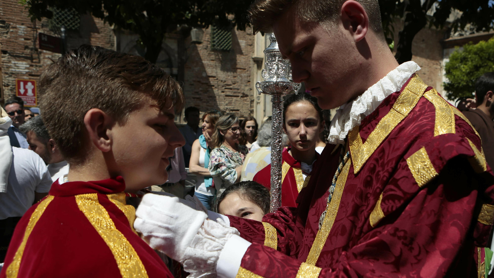Las imágenes de la Hermandad de San Esteban