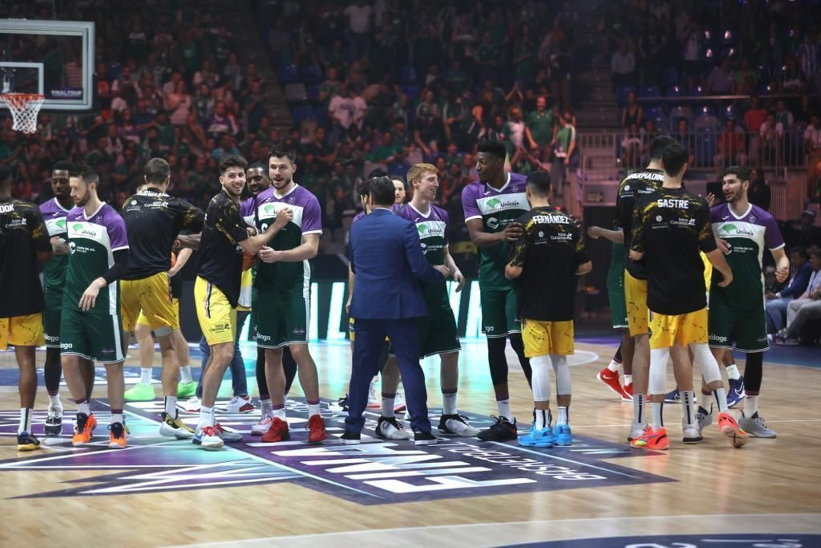 El Unicaja - Lenovo Tenerife, en fotos