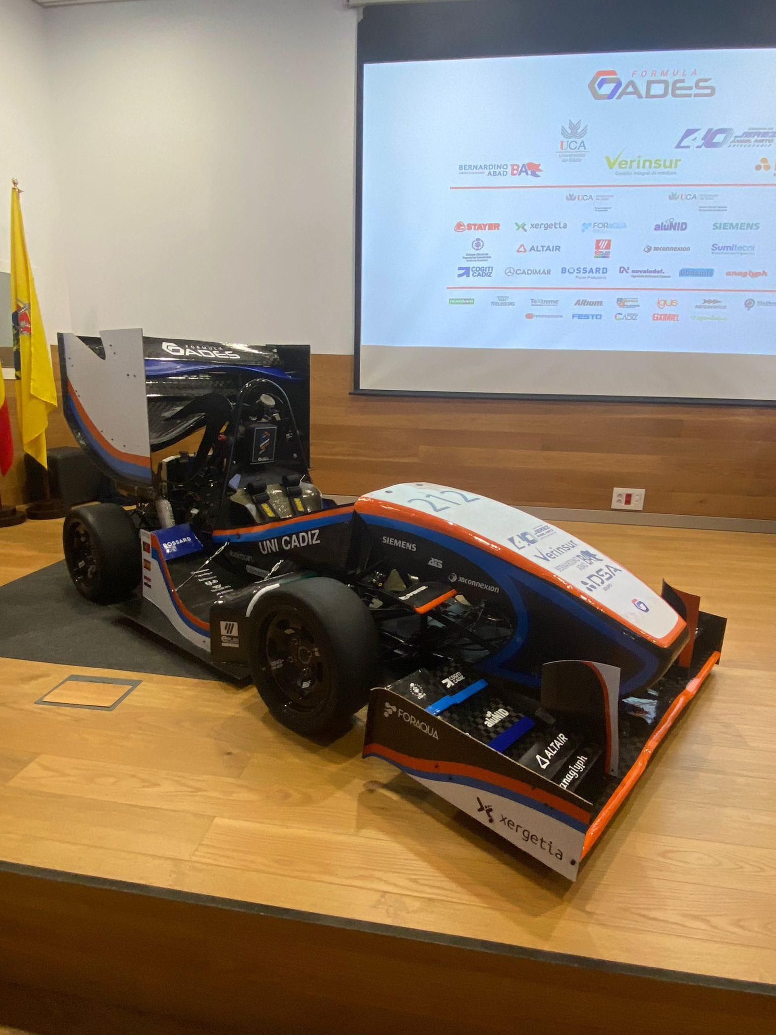 El coche de Fórmula Gades, en su sexta versión.