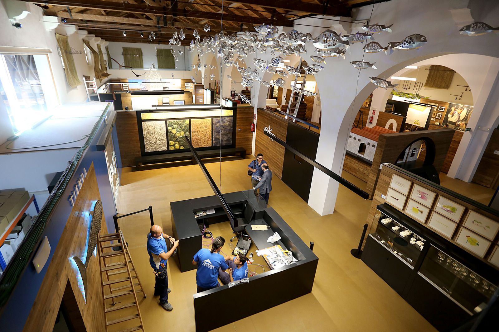 Vista general del Centro del Vino y la Sal, donde está previsto que se trasladen otras dependencias municipales.