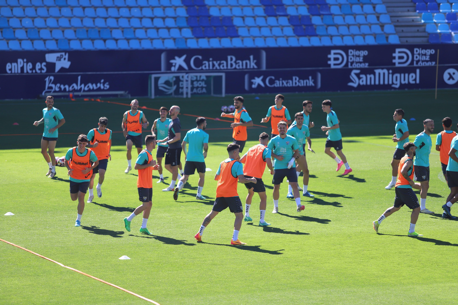 Las fotos del último entrenamiento del Málaga de la temporada