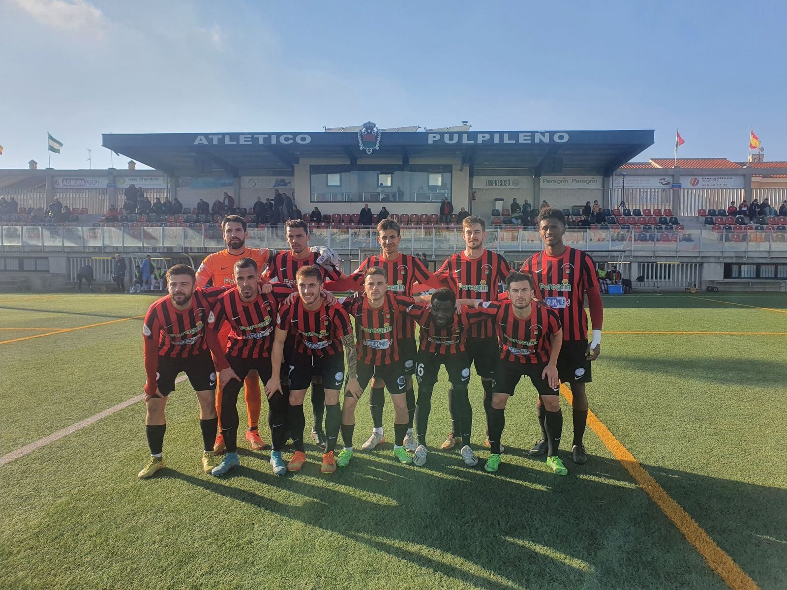 Once del Pulpileño presentado durante un partido de esta temporada disputado en San Miguel.