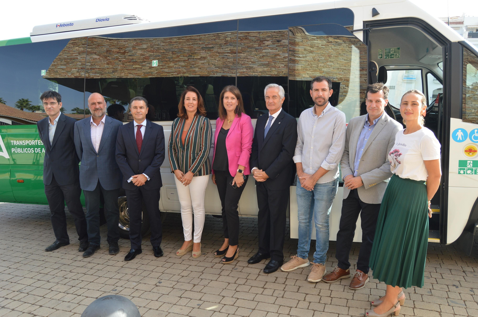 Presentación de la nueva línea de transporte a demanda entre Alhaurín el Grande y el Hospital del Guadalhorce.