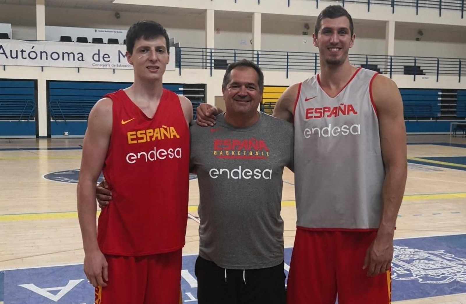 Jesús Carralero, Paco Aurioles y Rubén Guerrero.