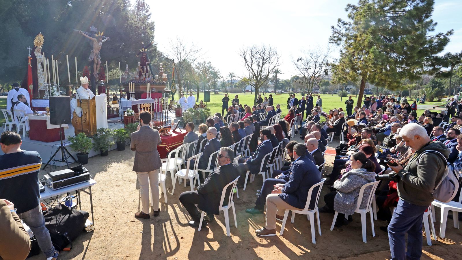 Misa por el X Aniversario de las Hermandades Cristo de la Sed y Salud de San Rafael