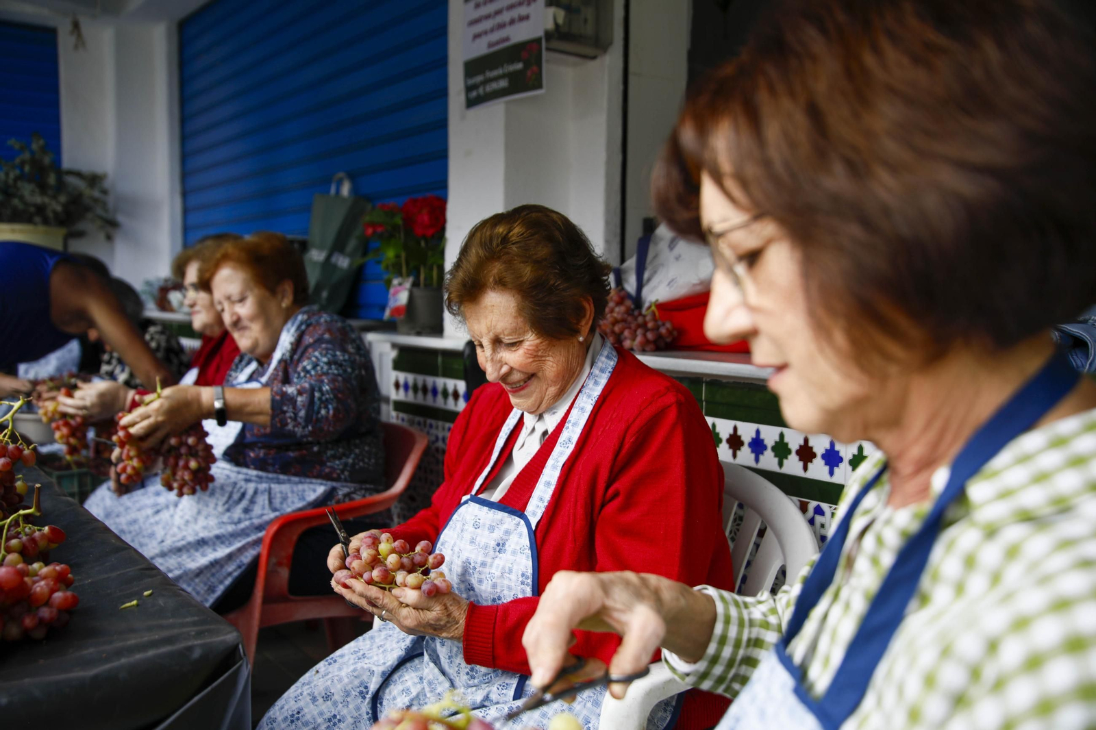 La tradicional faena de la uva de Canjayar, en imágenes