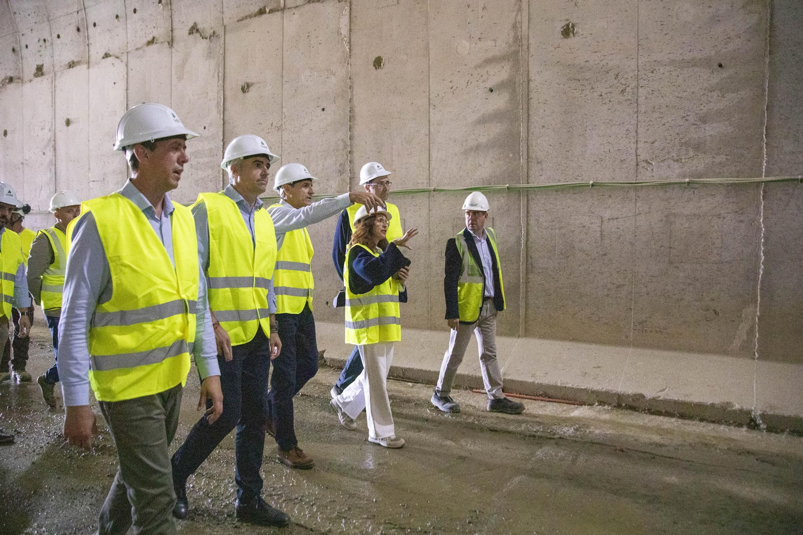 Así avanzan las obras del túnel de Viator del Ave
