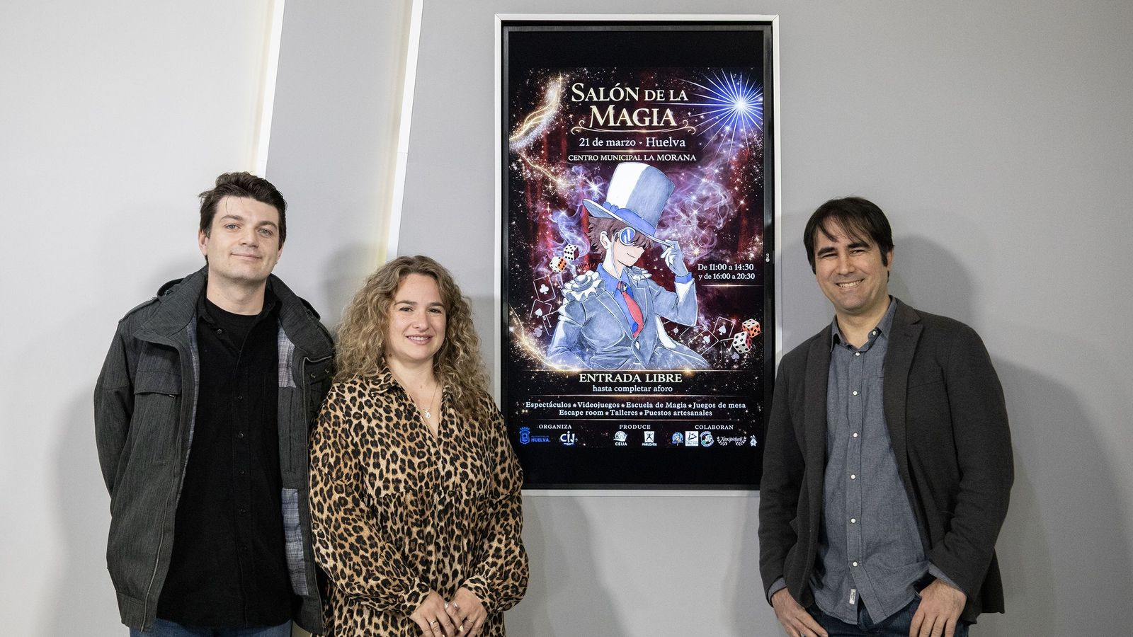 Presentación del Salón de la Magia este miércoles en rueda de prensa.