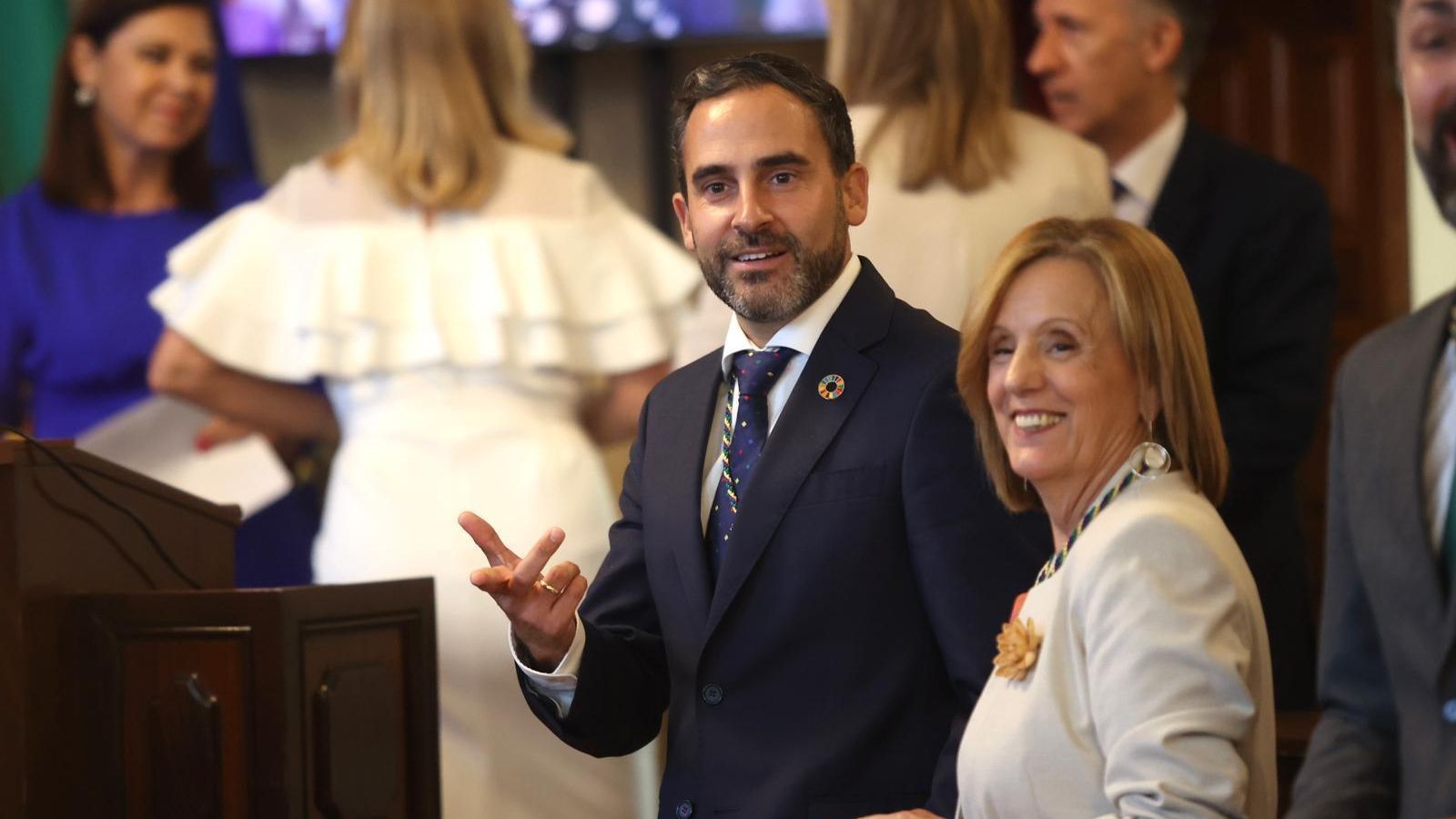 Dani Pérez y Begoña Medina.