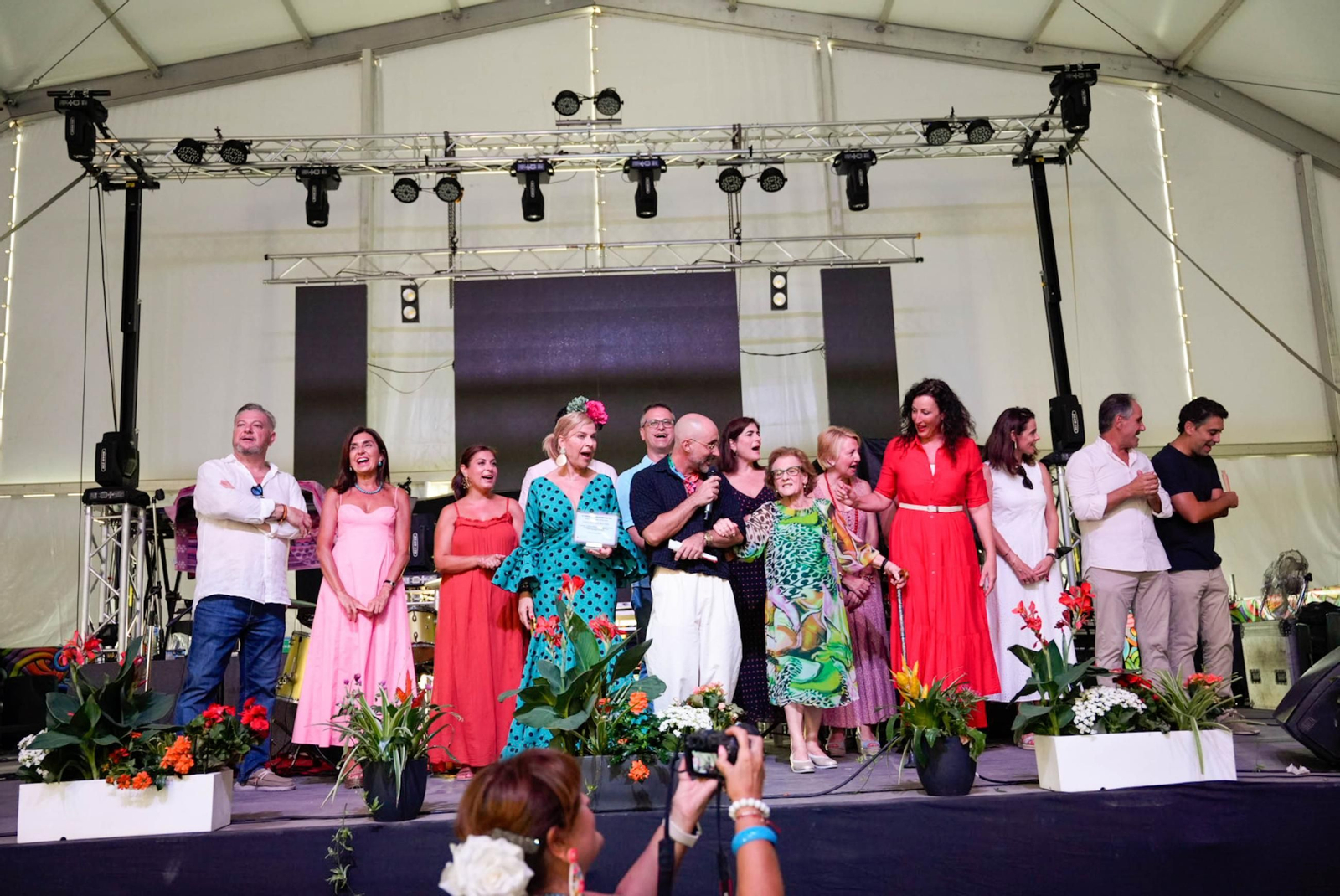 Las fotos de la comida de homenaje a la mujer en la Feria de Almería