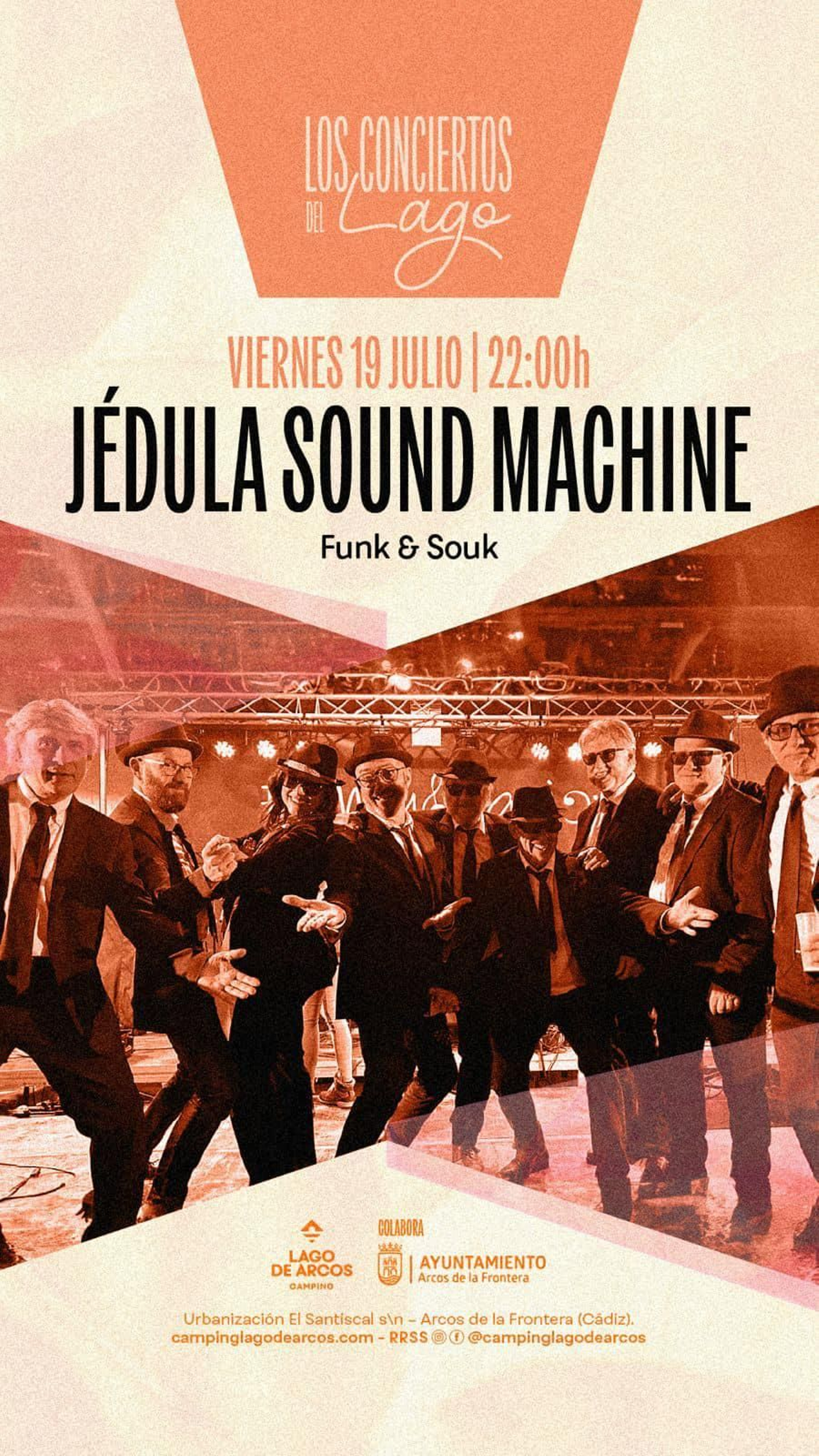 Jédula Sound Machine, en Los Conciertos del Lago, Arcos. Jédula Sound Machine, en Los Conciertos del Lago, Arcos..jpg