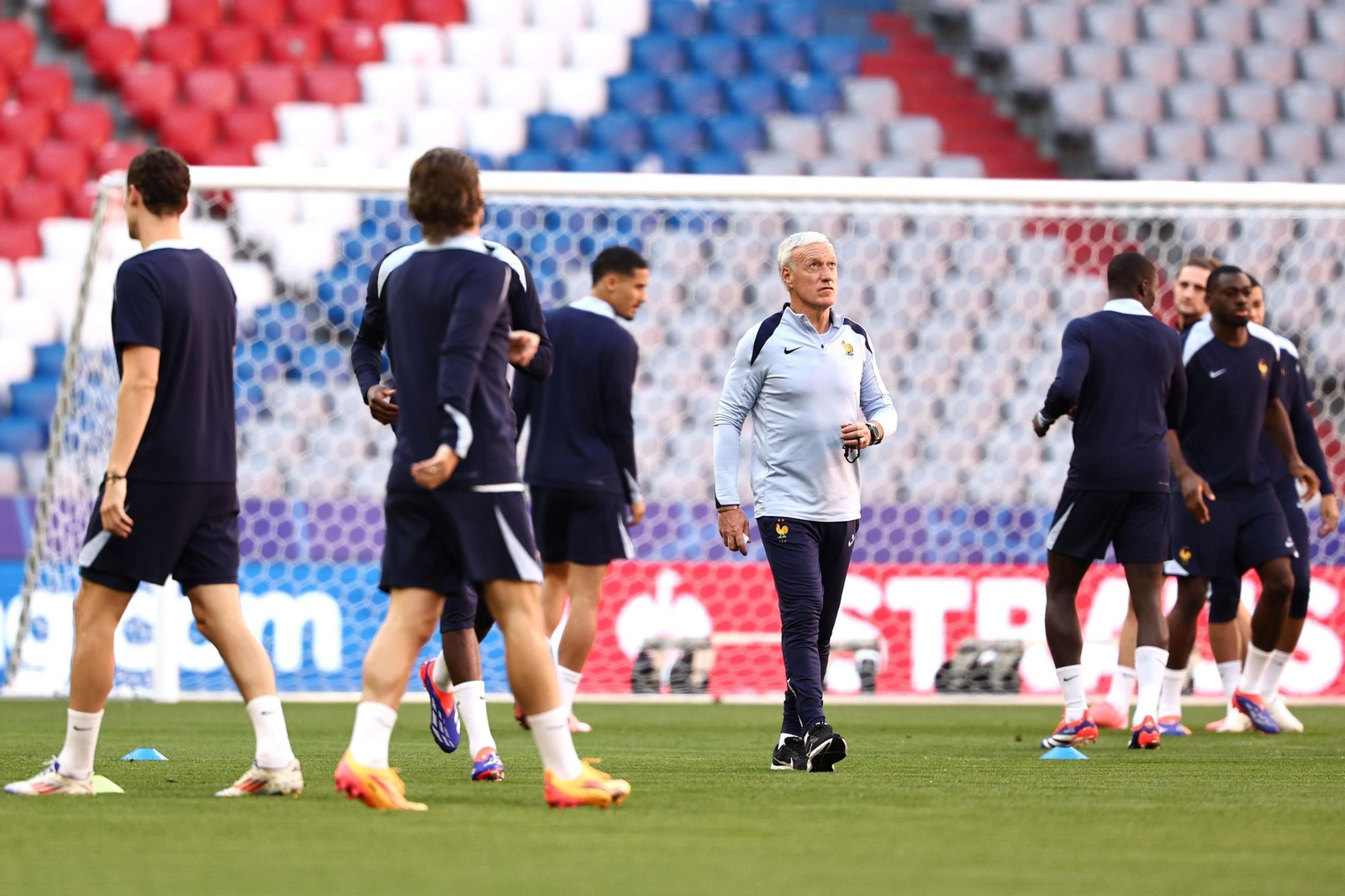 Las fotos de España antes de la semifinal contra Francia