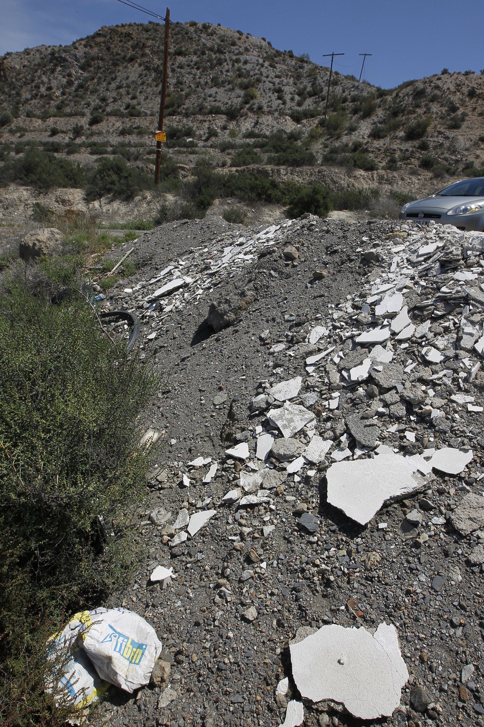 Fotogalería basura en el Desierto de Tabernas
