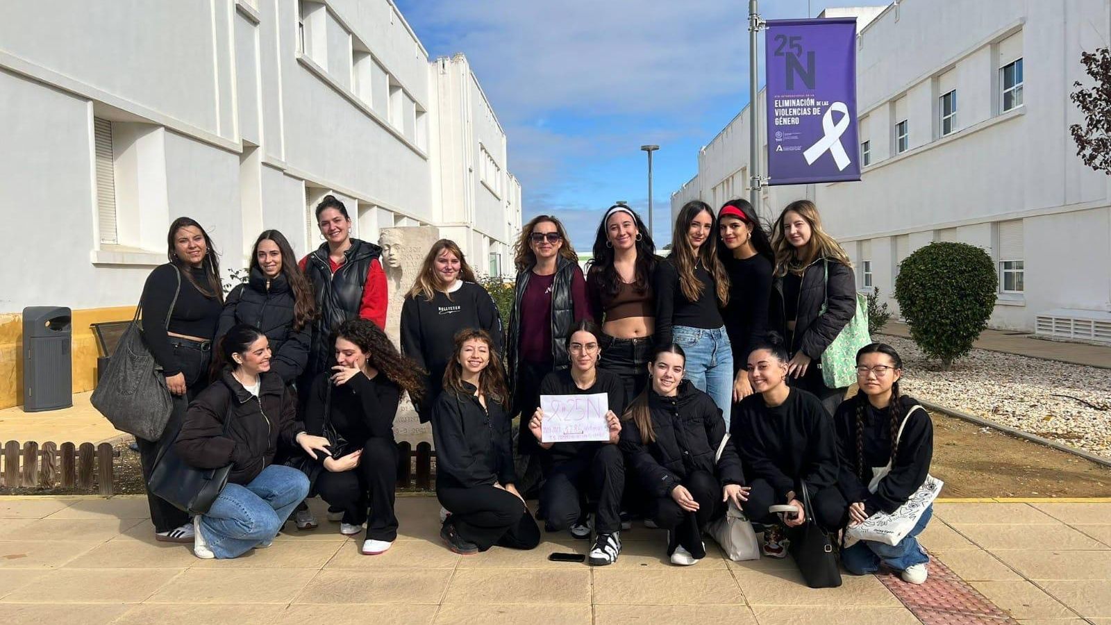 Alumnos del Grado en Trabajo Social de la UHU.