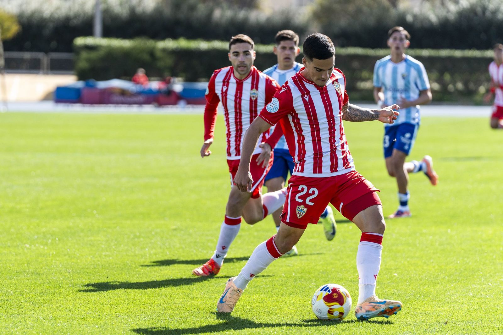 Las imágenes del Almería B y Atlético Malagueño en el Anexo de los Juegos Mediterráneos