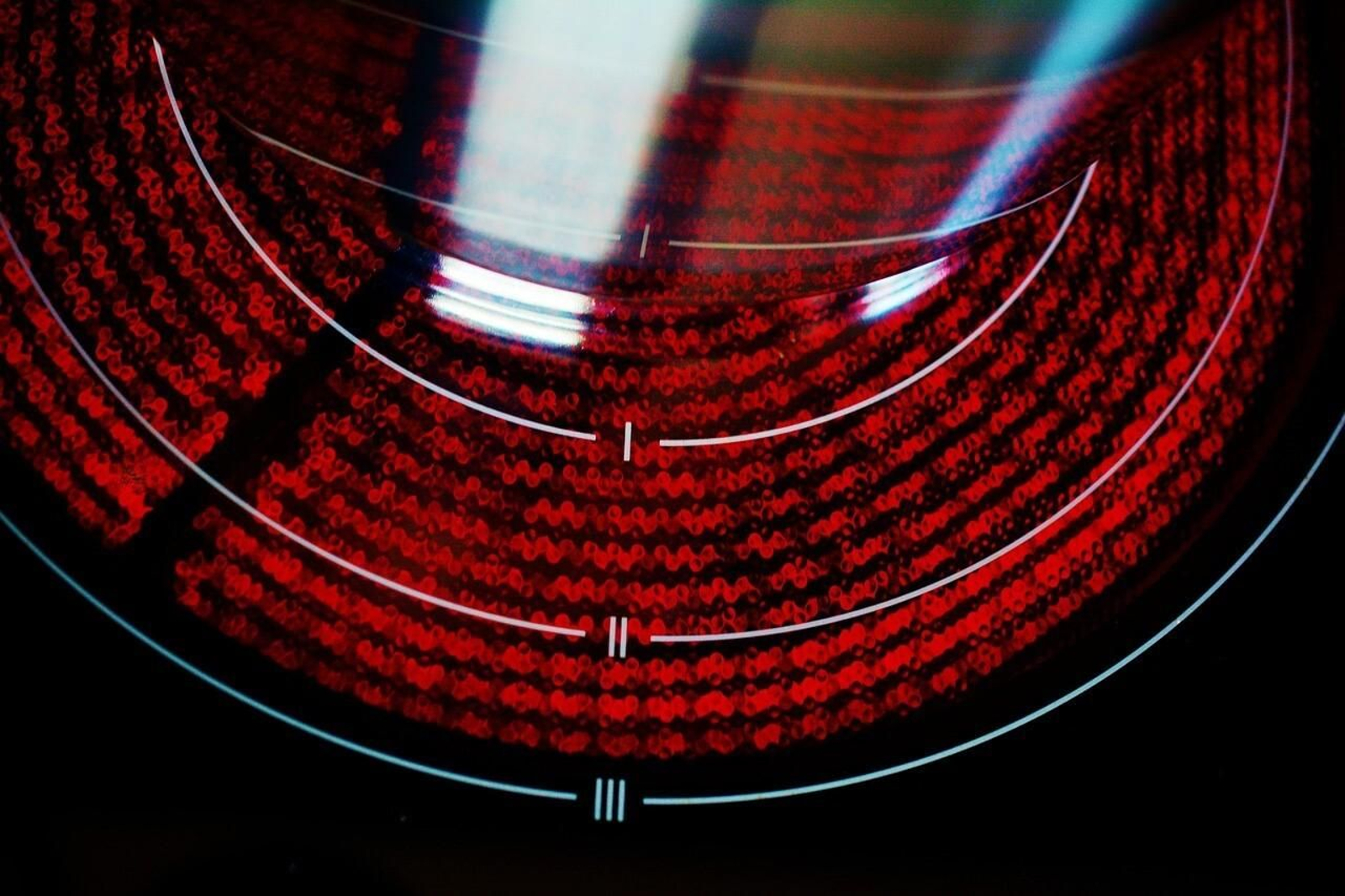 Vitrocerámica que brilla durante su uso