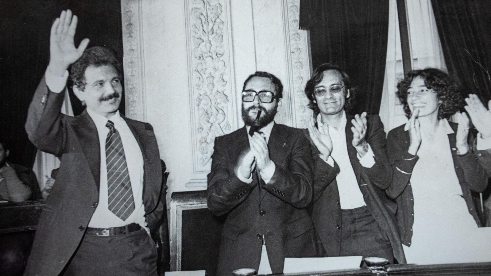 Carlos Díaz, proclamado alcalde en 1979.