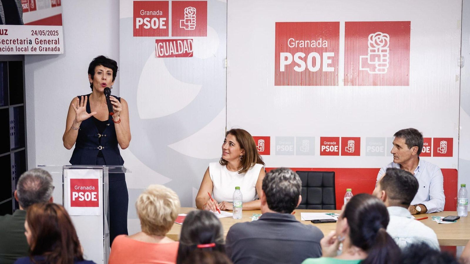 Elma Saiz, Raquel Ruz, y Pedro Fernández