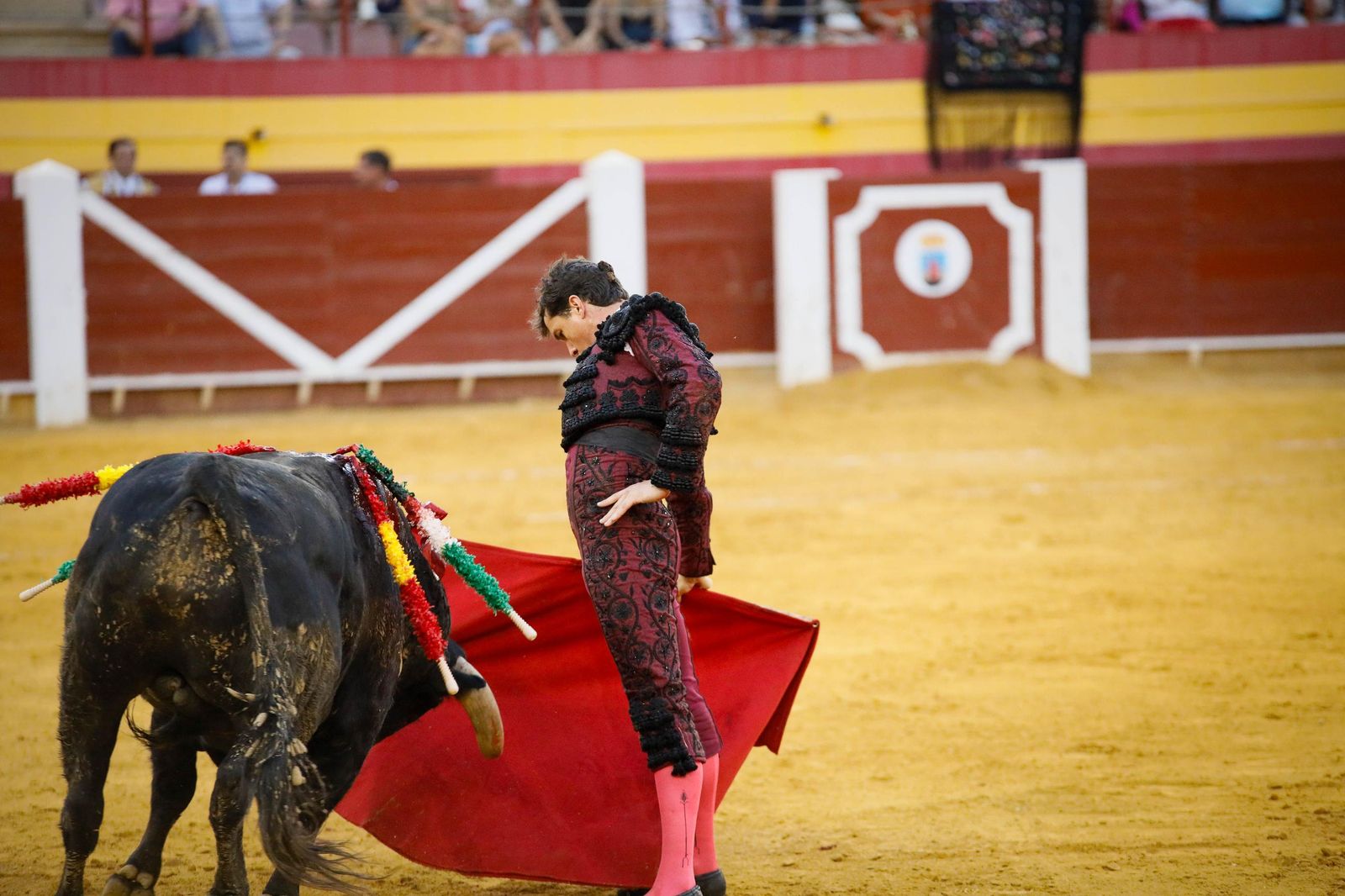 Imágenes de la corrida de toros en Roquetas de Mar