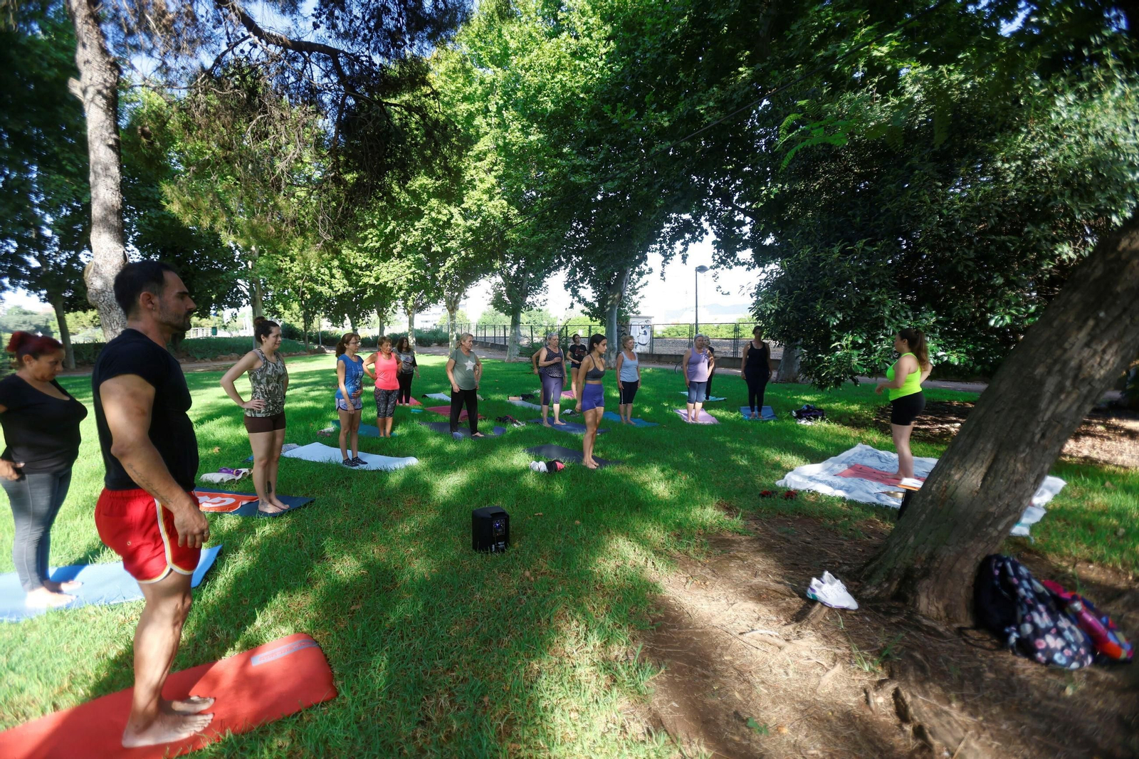 Clases de yoga en los parques de Córdoba