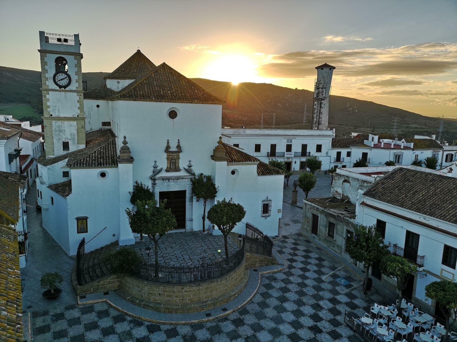 Una vista del casco urbano de San Roque.