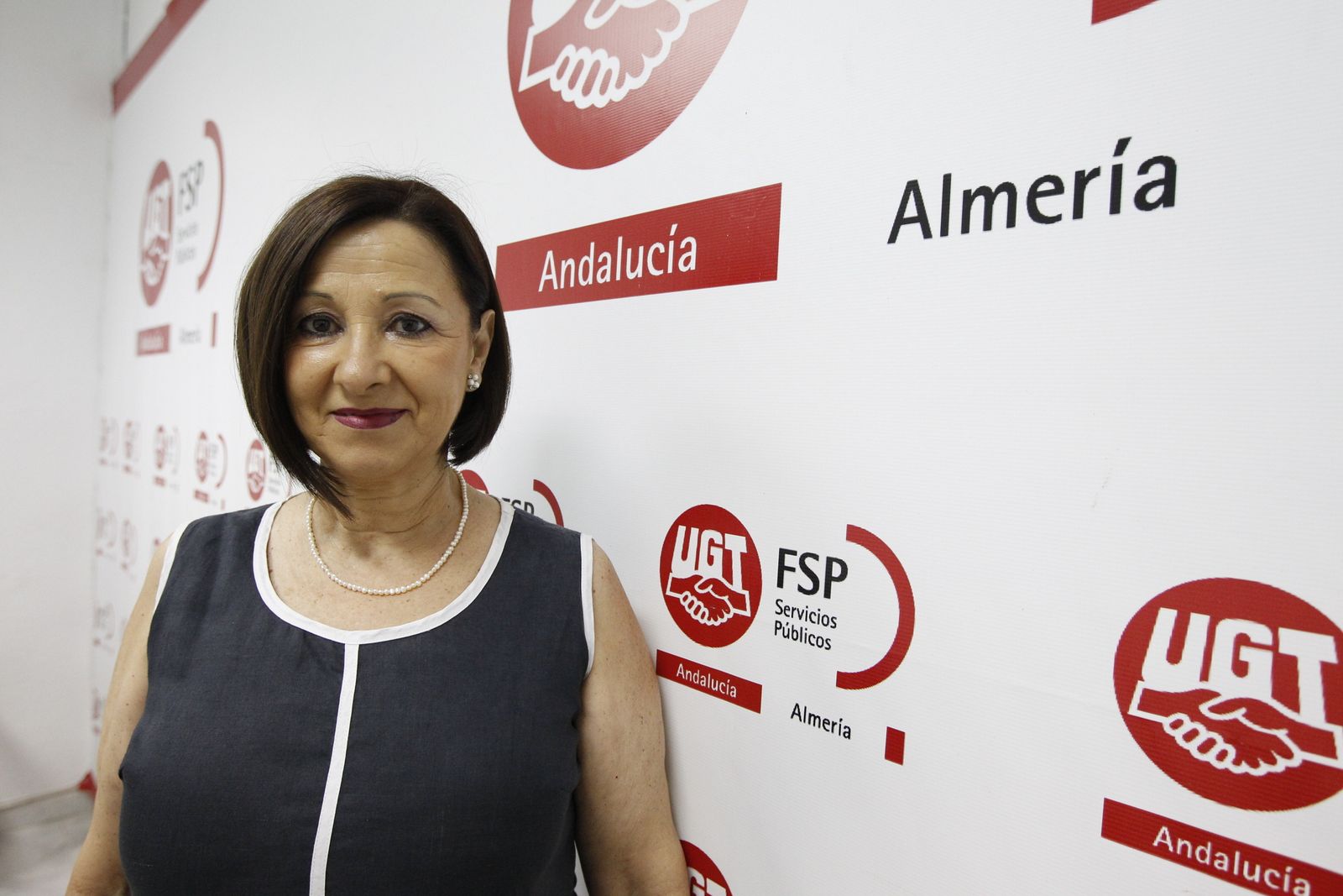 María Rosa Murcia, secretaria del sector autonómico de la FSP UGT Almería.