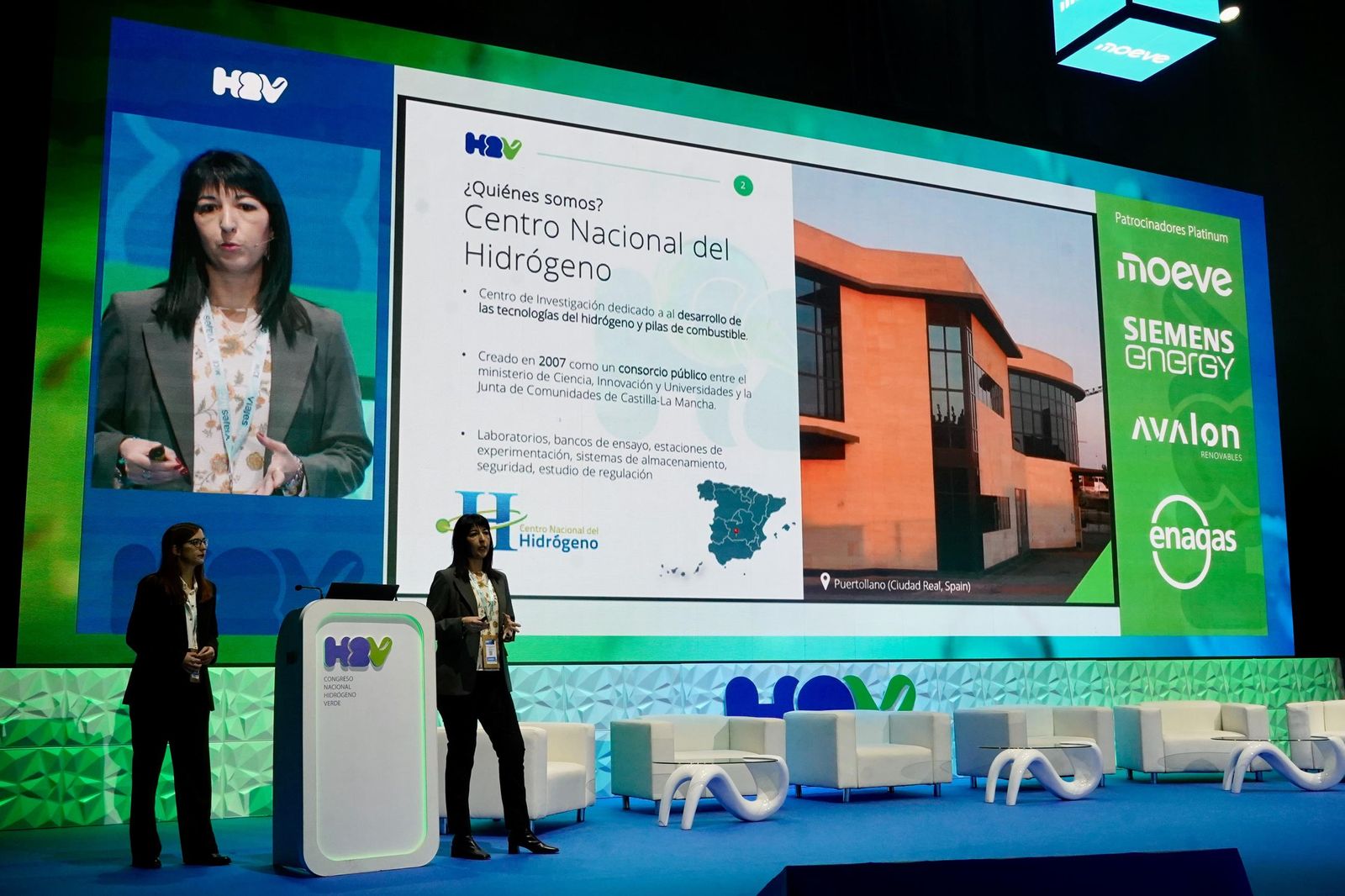 Imágenes del tercer día y clausura del Congreso del Hidrógeno verde en Huelva