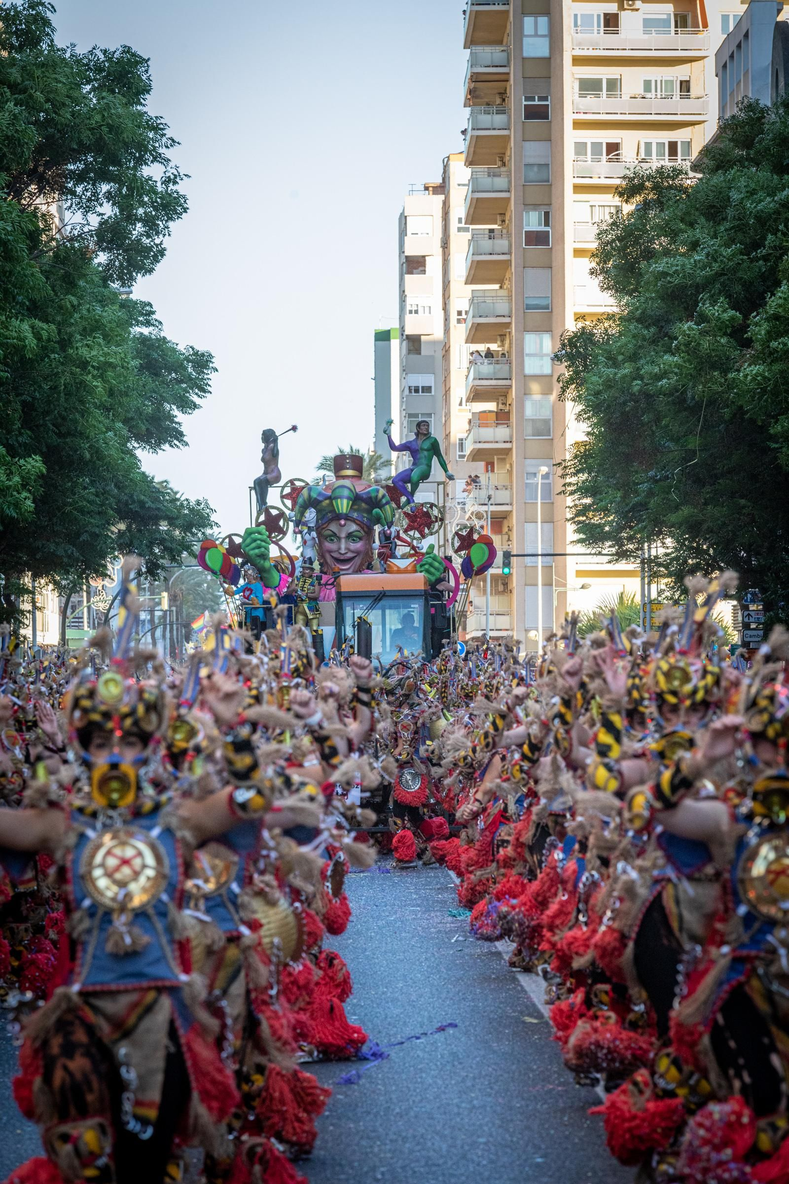 La cabalgata del Carnaval de Cádiz 2022, en imágenes
