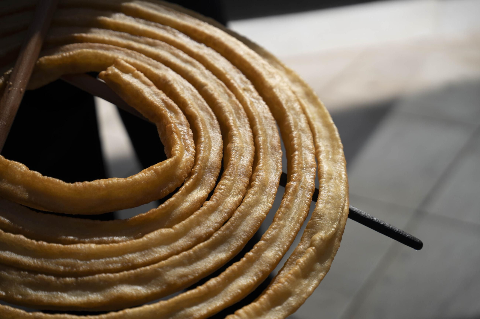 Las imágenes de la suculenta Churrería ubicada en la plaza 3 de abril