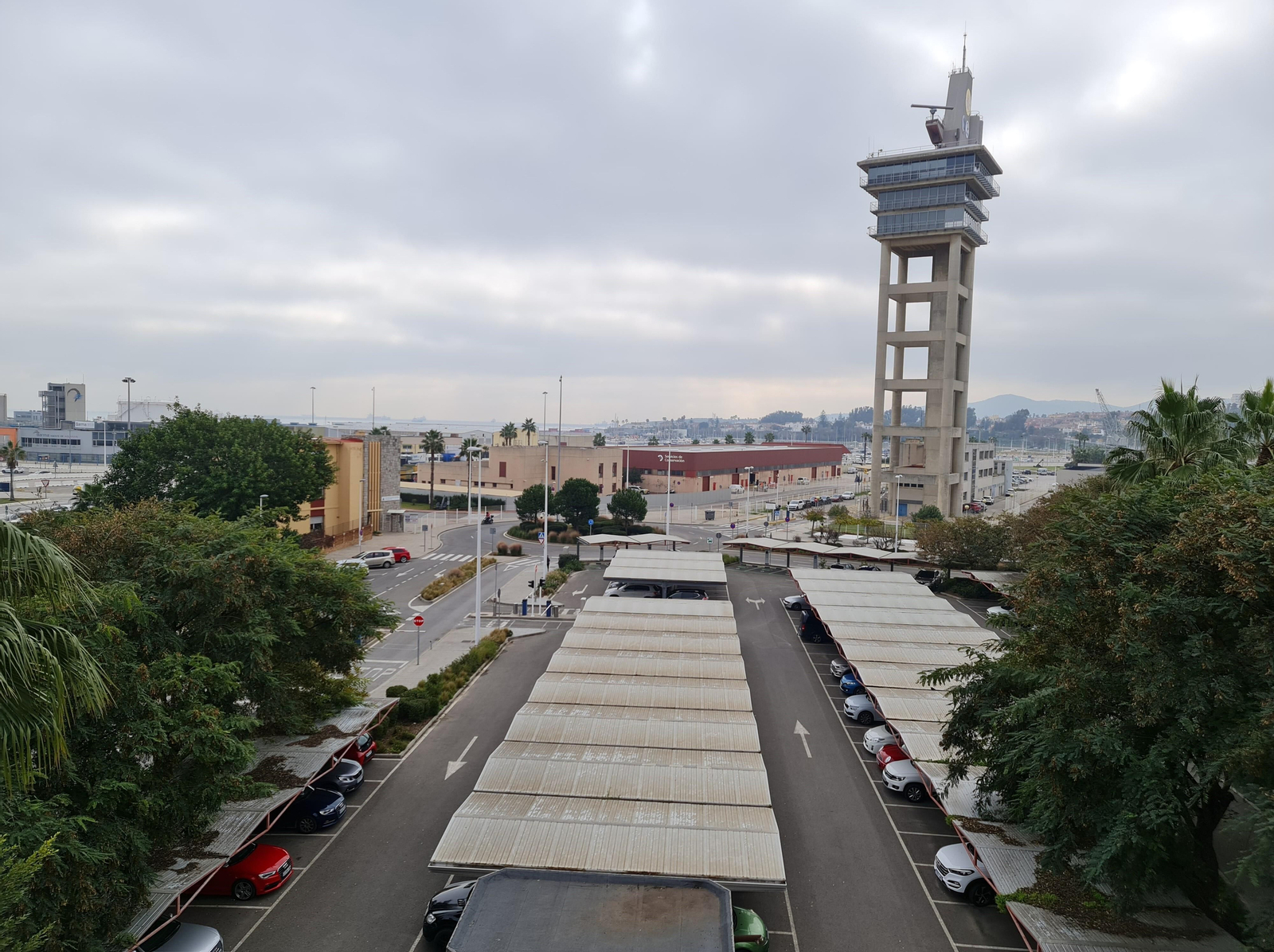 La ubicación de la instalación fotovoltaica en el Puerto de Algeciras.