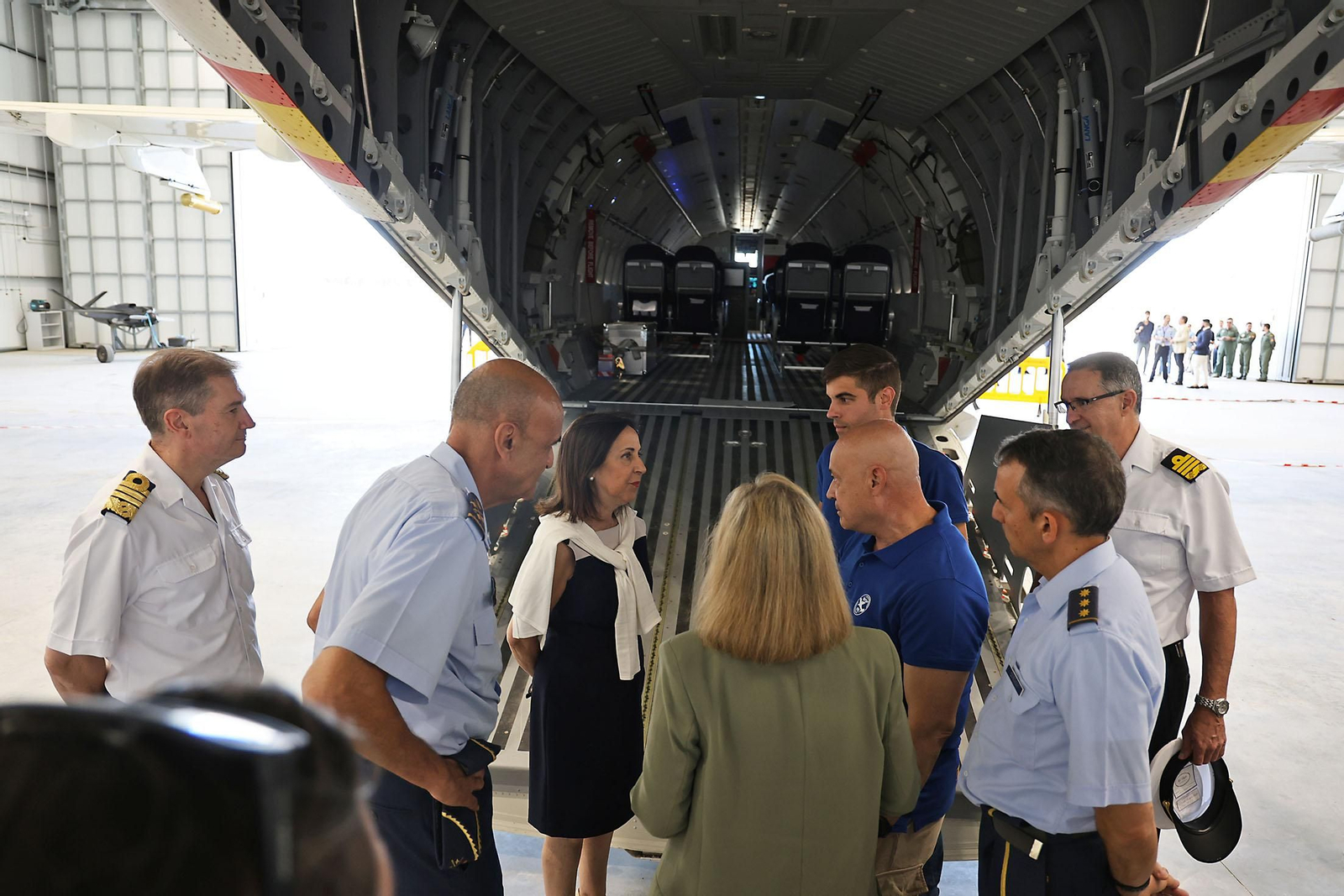 Imágenes de la Visita de la ministra de Defensa, Margarita Robles, a el Centro de Ensayos de Sistemas Aéreos no Tripulados CEUS