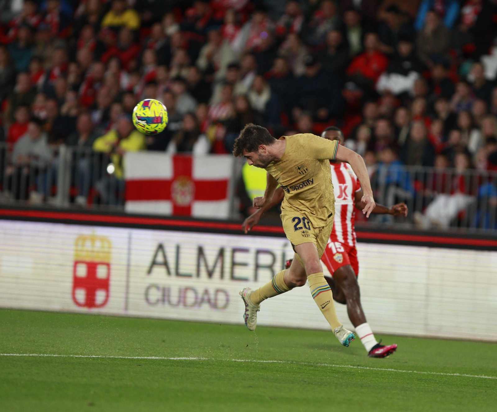 Imágenes de la victoria de la U.D. Almería ante el F.C. Barcelona