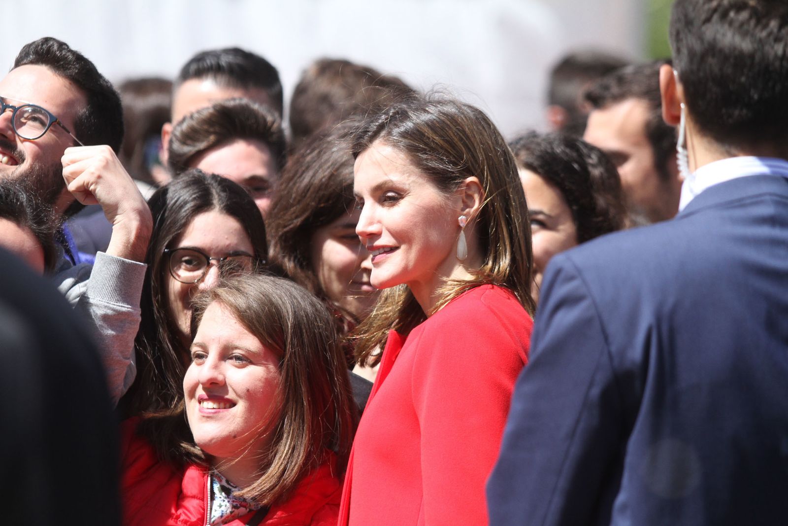 Imágenes de la visita de la reina Letizia a Huelva
